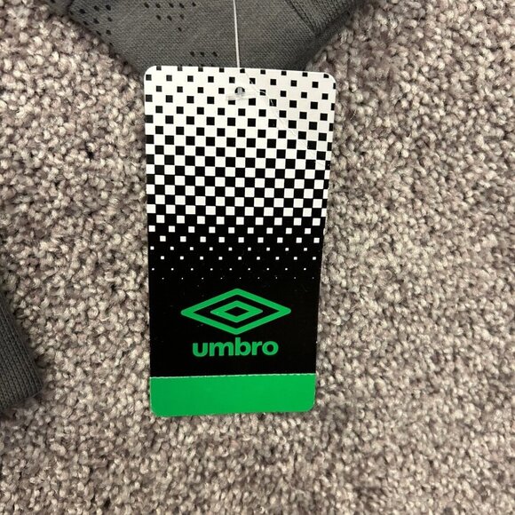 Umbro Kids Tech Soccer Full Zip Jacket Size XS (4/5) Gray Zipped Pockets NWT - Picture 14 of 14